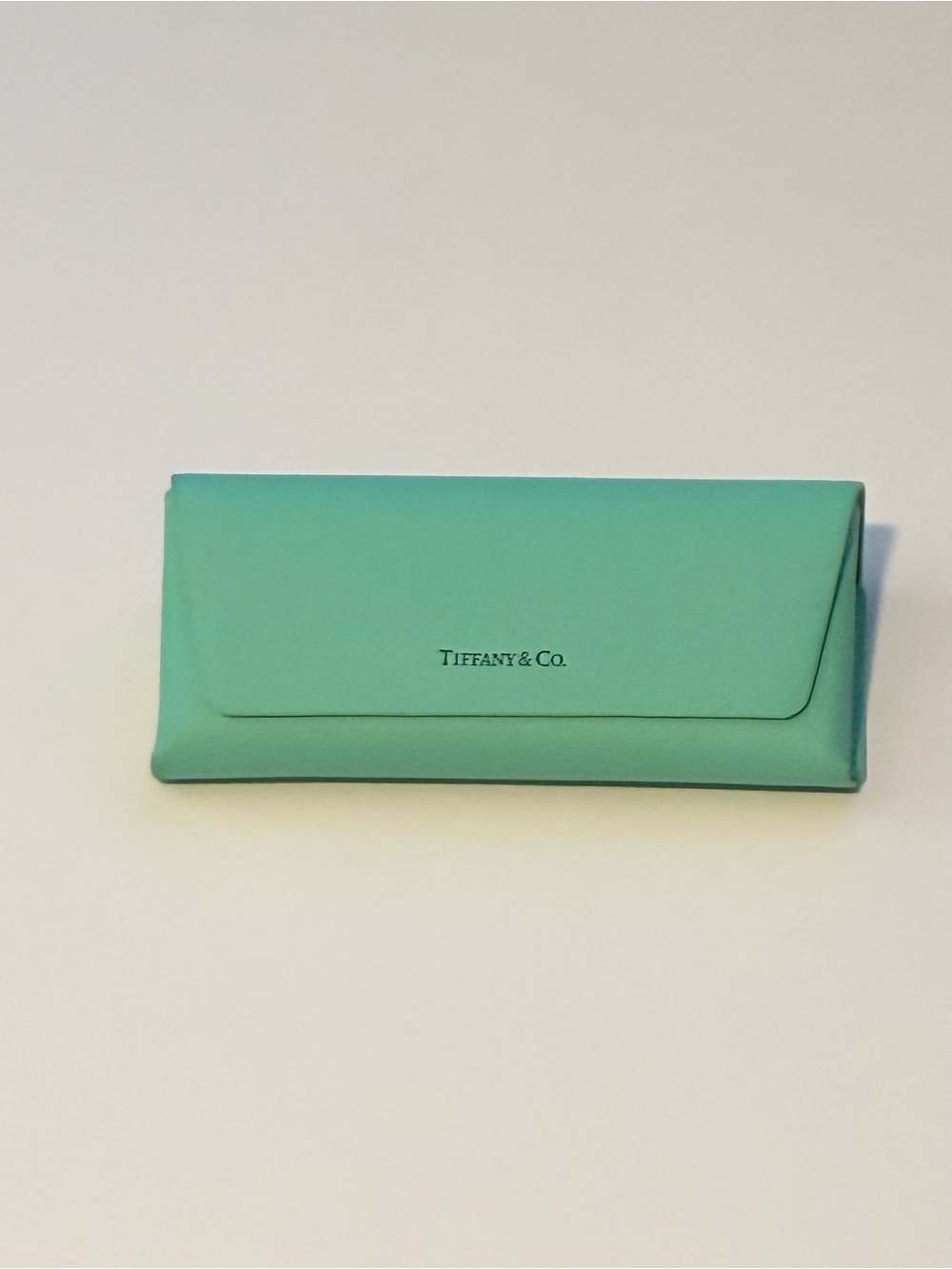 Tiffany & Co. Robin's Egg Blue Leather Eyeglass Case